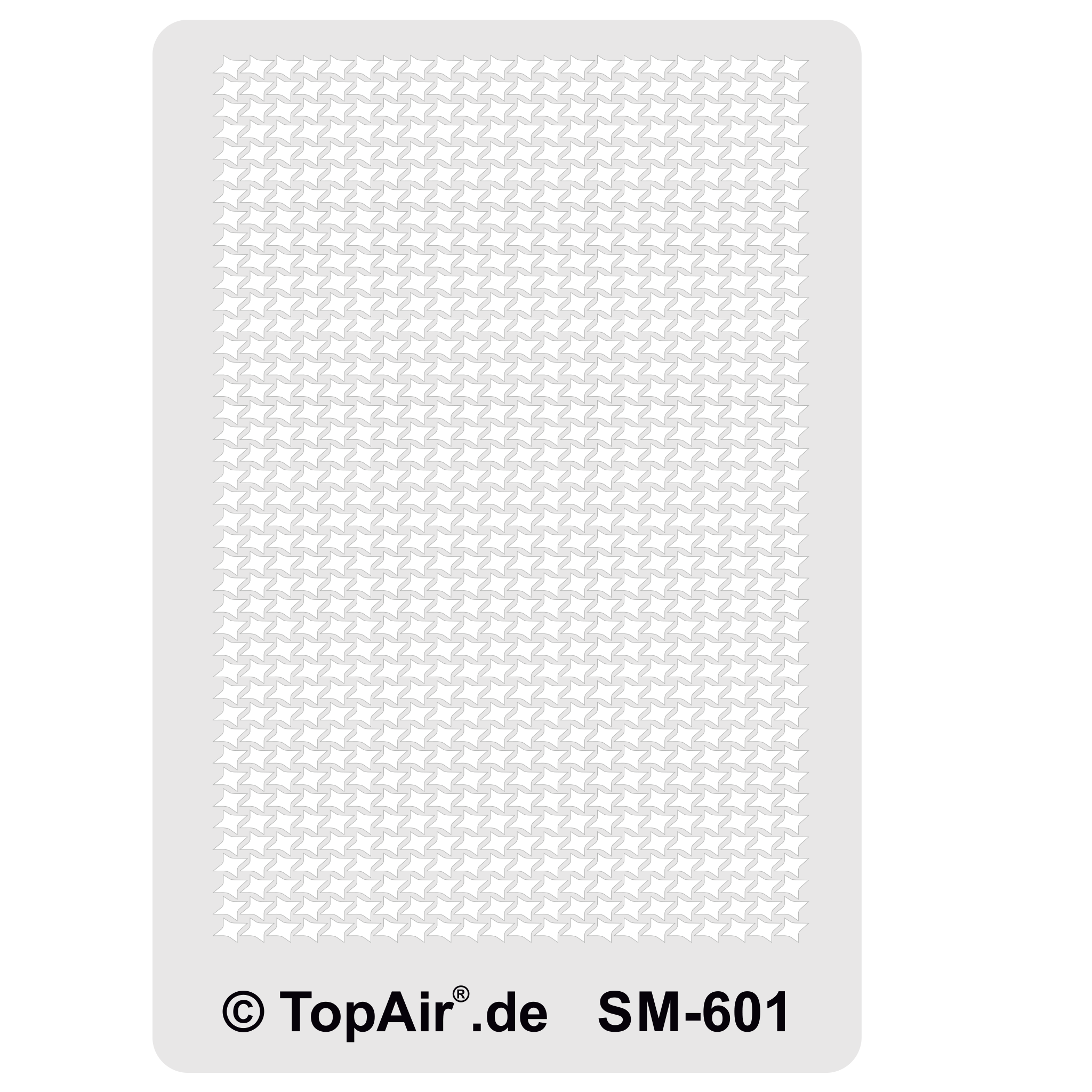 Schablone SM601 - Sternenstruktur